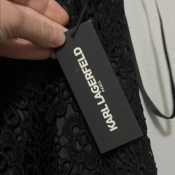 NWT Karl Lagerfeld  Lace Sleeveless Dress - Picture 3 of 8